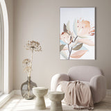 Blush Blossom I, Hand Painted Giclee