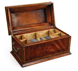 Mahogany Coffer Jewelry Box