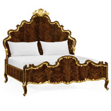 King Bed With Gilded Carving