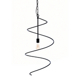 AVILA PENDANT LARGE- BLACK | Painted Black Finished Metal