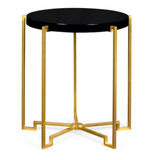 Gilded Iron Round Lamp Table