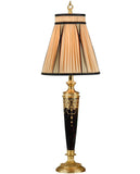 Glass With Gold Lamp Table Lamp Wildwood - Jordans Interiors
