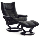 Stressless® Wing Recliner Chair - Classic Office Chair Stressless - Jordans Interiors